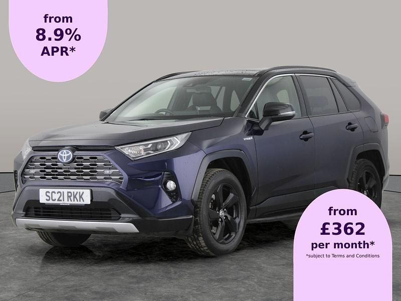 Blue Used 2021 Toyota RAV4 Hybrid SUV | £23,244 (Fair price) - Image 1/2
