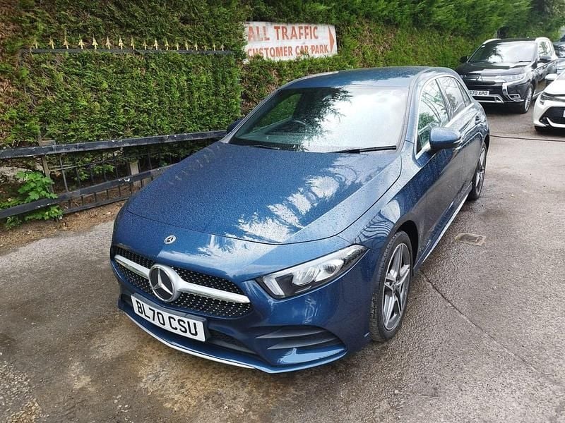 Blue Used 2021 Mercedes A250 AMG line Hatchback | £15,490 (Good price) - Image 1/3