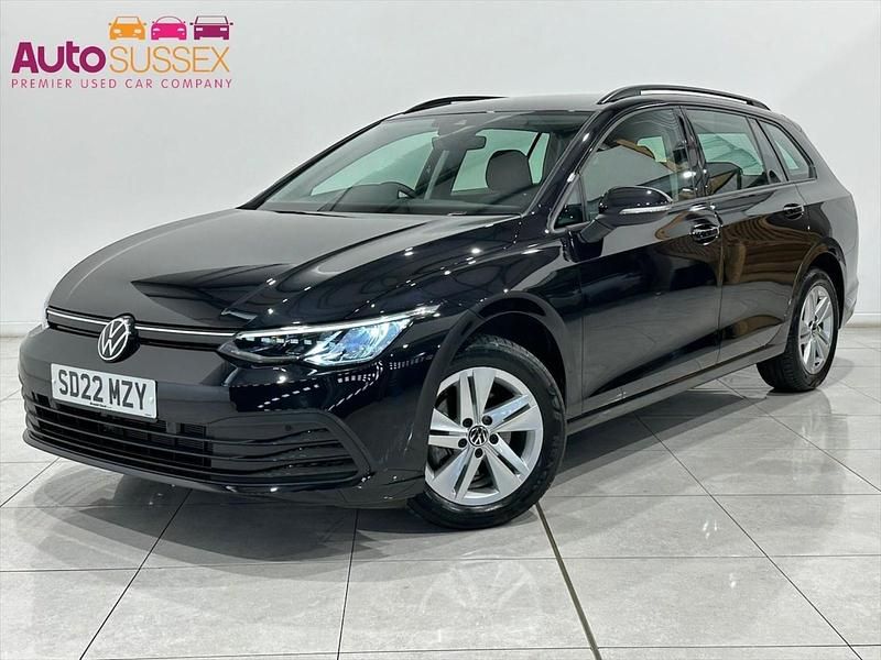 Black Used 2022 VW Golf VIII Life Estate | £19,250 (Fair price) - Image 1/4