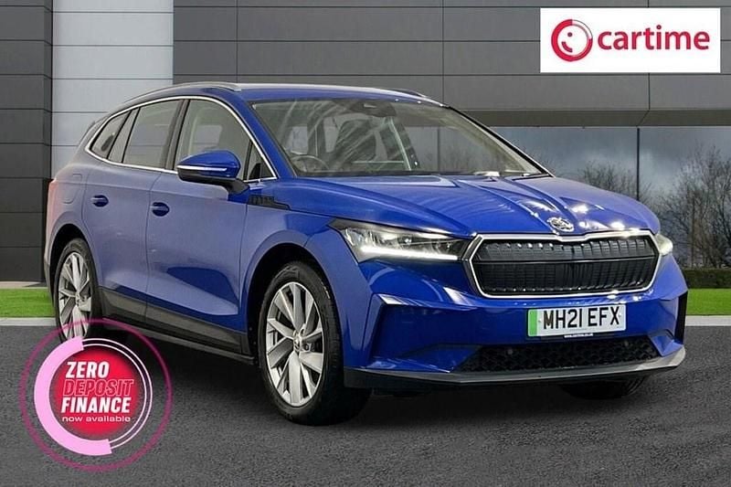 Used Skoda Enyaq iV ecoSuite 131 kW (179 HP) 2021 Blue SUV