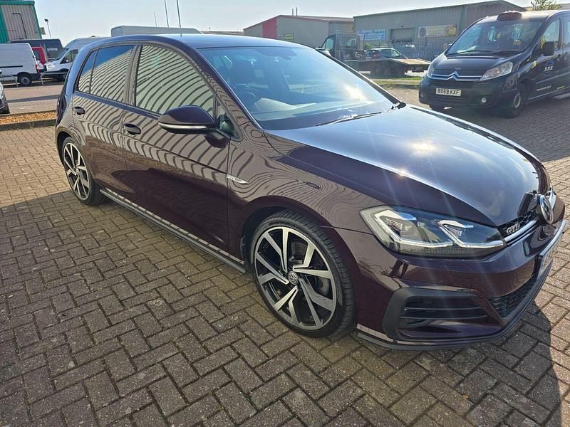 Black Used 2017 VW Golf VII GTD Hatchback | £12,995 (Good price) - Image 1/2
