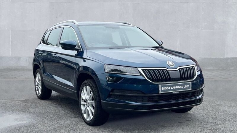 Used Skoda Karoq SE 150 HP (110 kW) 2018 Metallic  petrol blue SUV