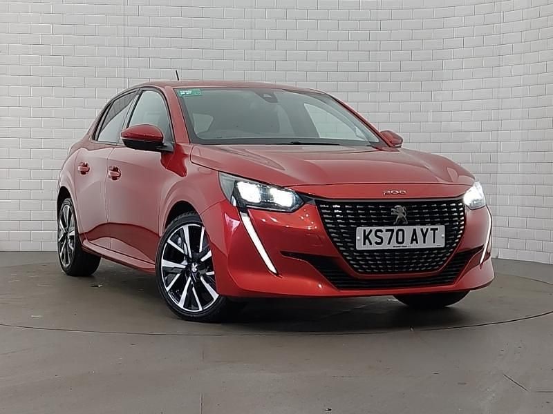Used Peugeot 208 Allure 100 HP (73 kW) 2020 Red Hatchback