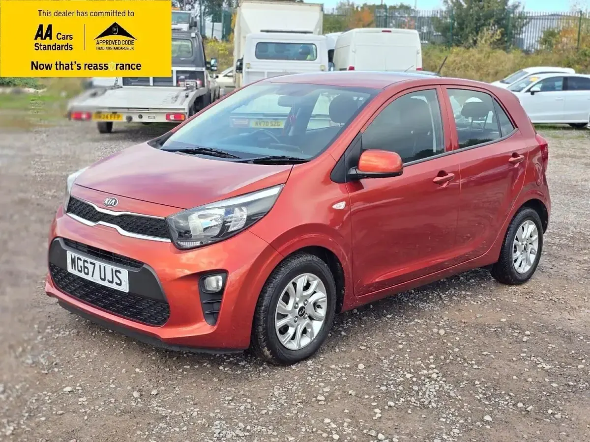Begagnad Kia Picanto 83 HK (61 kW) 2017 Orange Halvkombi