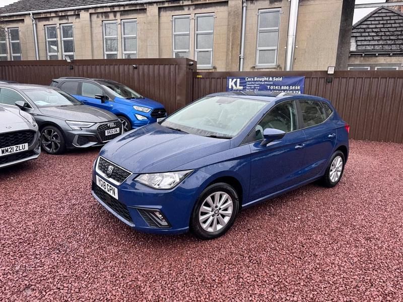 Used Seat Ibiza SE Technology 75 HP (55 kW) 2018 Blue Hatchback
