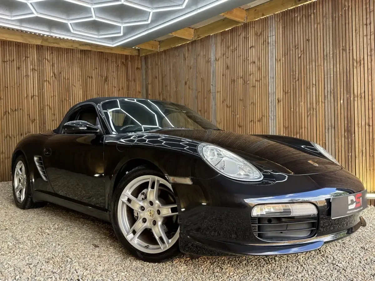 Second-hand Porsche Boxster Sport 245 CP (180 kW) 2008 Negru Cabrio
