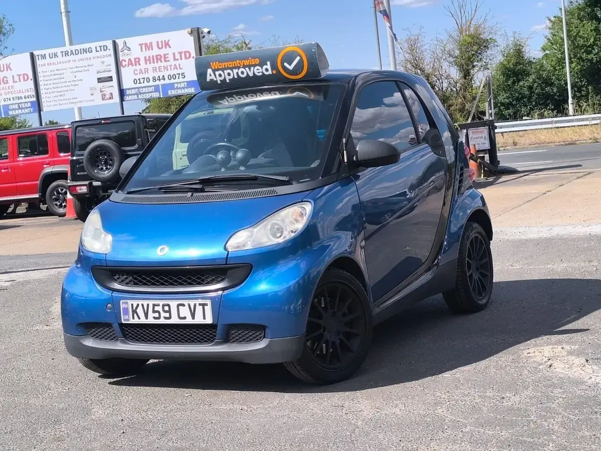 Used Smart ForTwo Coupé Passion 84 HP (61 kW) 2009 Blue Coupe