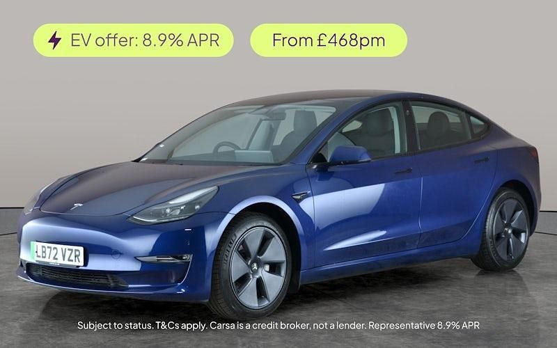 Blue Used 2022 Tesla Model 3 Long Range AWD Sedan | £24,955 (Fair price) - Image 1/2