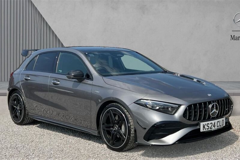Grey Used 2024 Mercedes A35 AMG Premium Plus Hatchback | £40,416 (Expensive) - Image 1/4