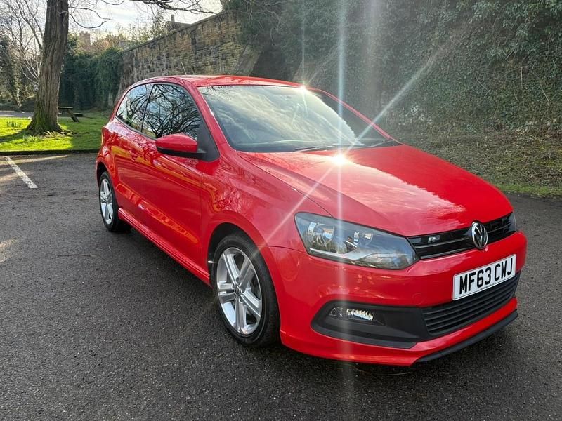 Used VW Polo R-line 110 HP (80 kW) 2013 Red Hatchback