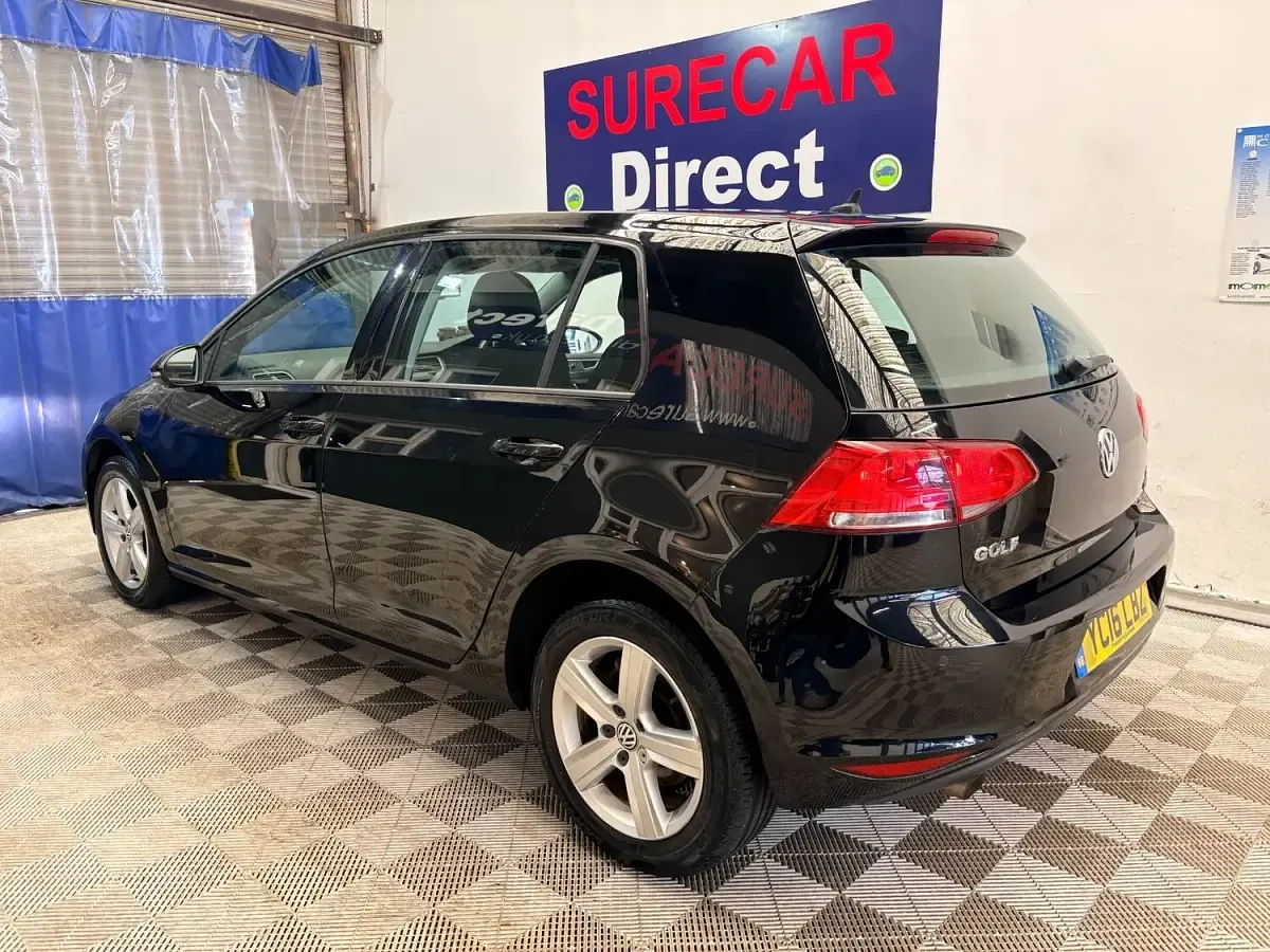 Used VW Golf VII Edition 110 HP (80 kW) 2016 Black Hatchback