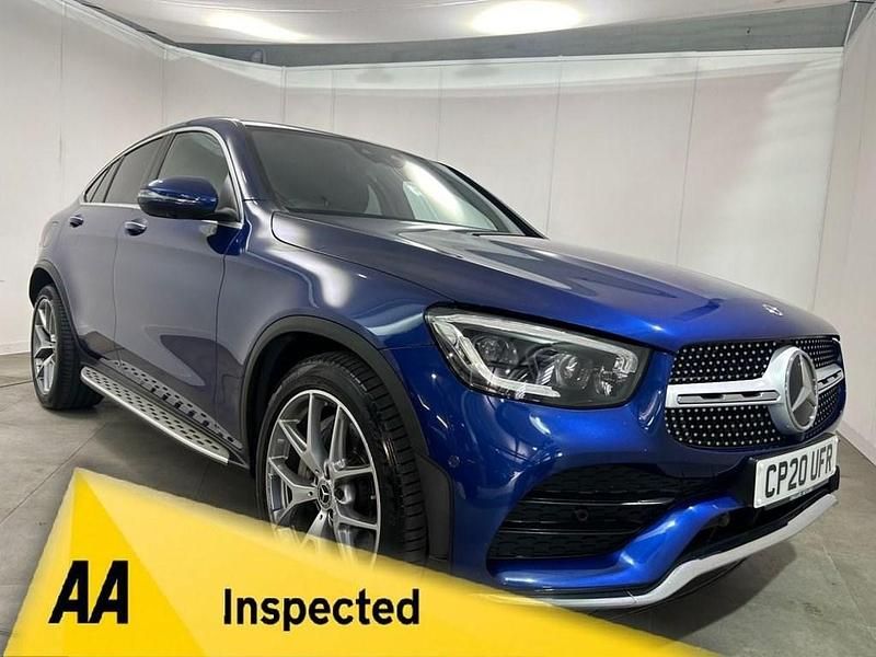 Blue Used 2020 Mercedes GLC300 AMG line Coupe | £24,480 (Fair price) - Image 1/3
