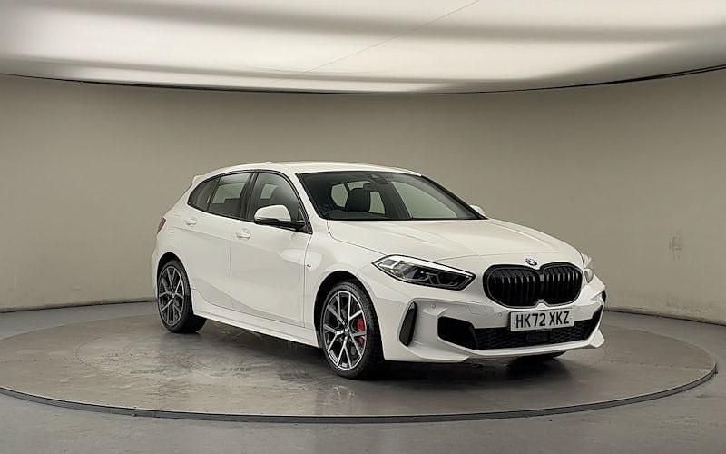 Alpine white Used 2023 BMW 128 M Sport Hatchback | £23,100 (Good price) - Image 1/4