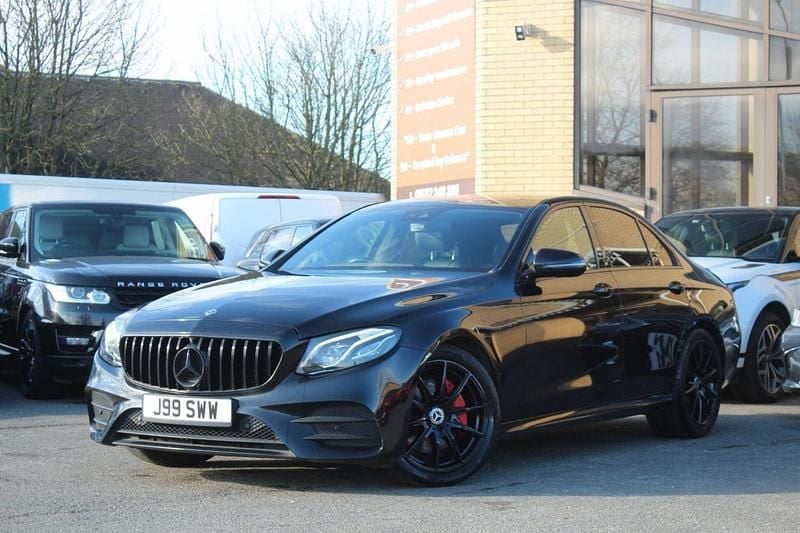 Black Used 2019 Mercedes E220 AMG line Sedan | £16,885 (Fair price) - Image 1/4