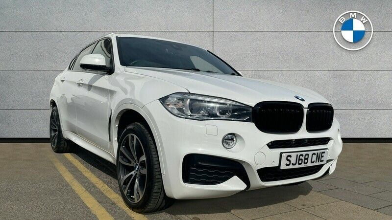 Used BMW X6 M Sport 258 HP (189 kW) 2018 White SUV