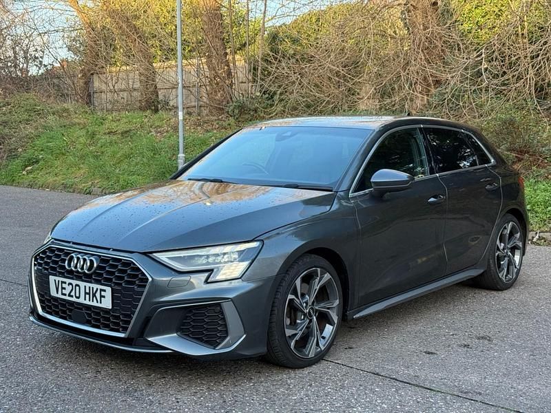 Used Audi A3 S-Line 2020 Grey Hatchback