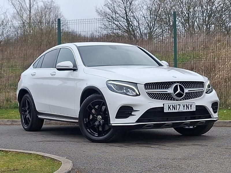 Used Mercedes GLC350 AMG Line Premium 258 HP (189 kW) 2017 White Coupe