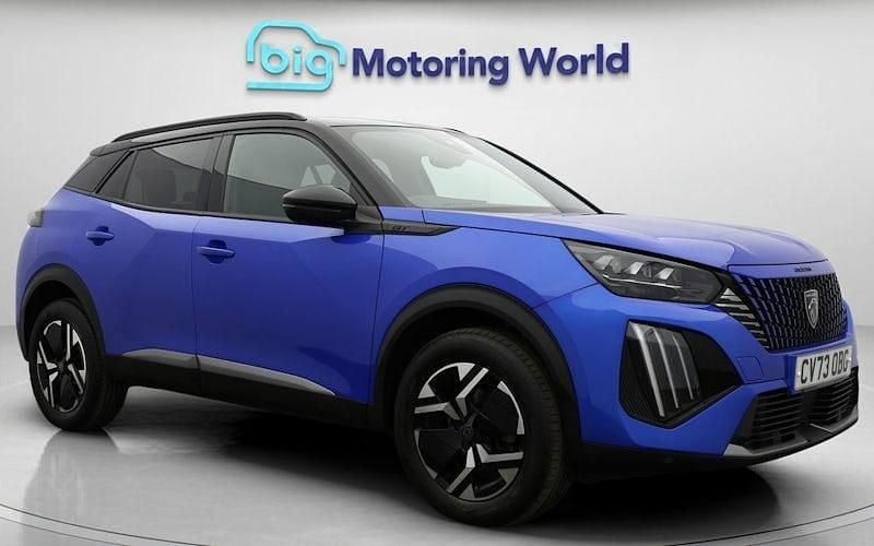 Blue Used 2023 Peugeot 2008 GT SUV | £17,300 (Good price) - Image 1/4