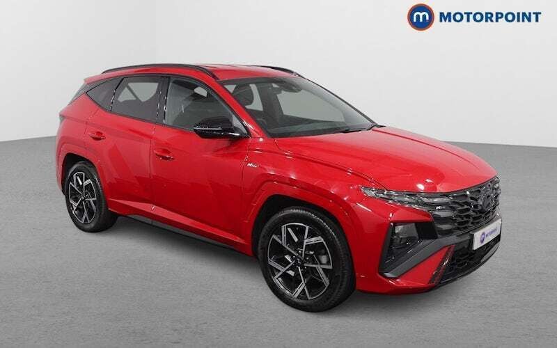 Red Used 2024 Hyundai Tucson N Line SUV | £24,099 (Fair price) - Image 1/4