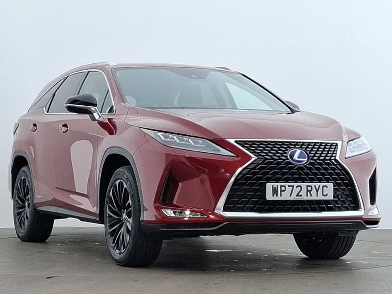 Red Used 2022 Lexus RX450h Sport Line SUV | £32,998 (Good price) - Image 1/4