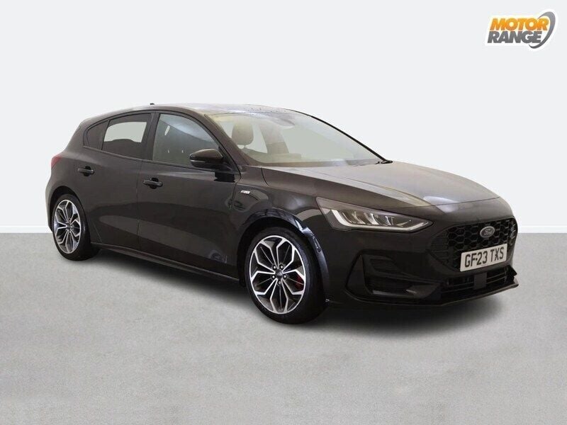 Black Used 2023 Ford Focus ST-Line X Hatchback | £15,295 (Fair price) - Image 1/4