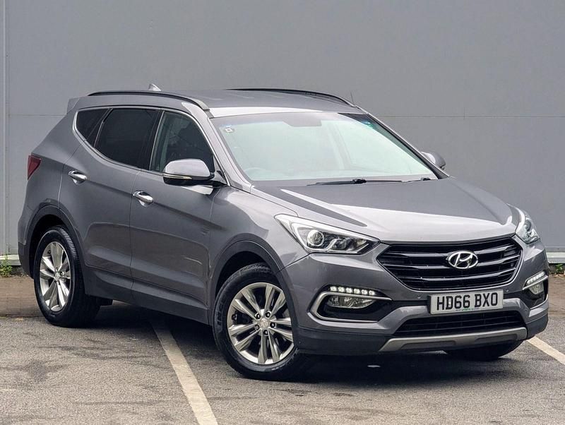 Silver Used 2016 Hyundai Santa Fe Premium SUV | £8,995 (Fair price) - Image 1/4