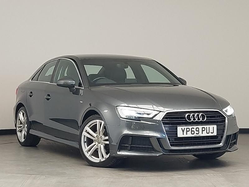 Used Audi A3 S-Line 150 HP (110 kW) 2019 Grey Sedan