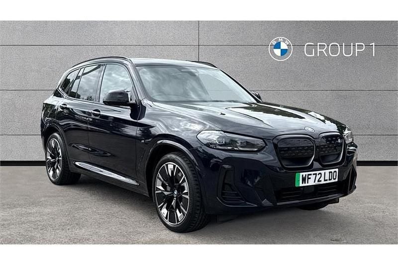 Carbon black Used 2023 BMW iX3 M Sport SUV | £33,990 (Fair price) - Image 1/4