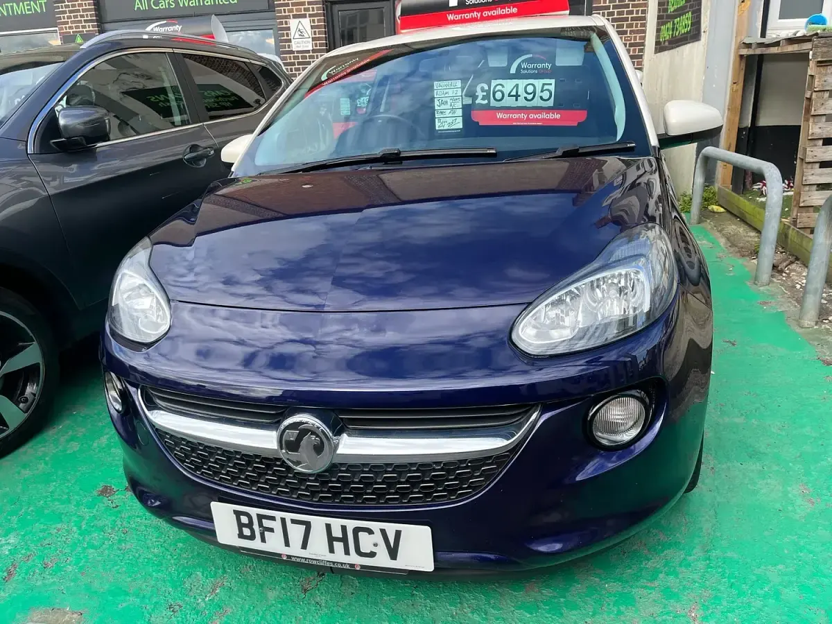 Used Vauxhall Adam Jam 70 HP (51 kW) 2017 Blue Hatchback