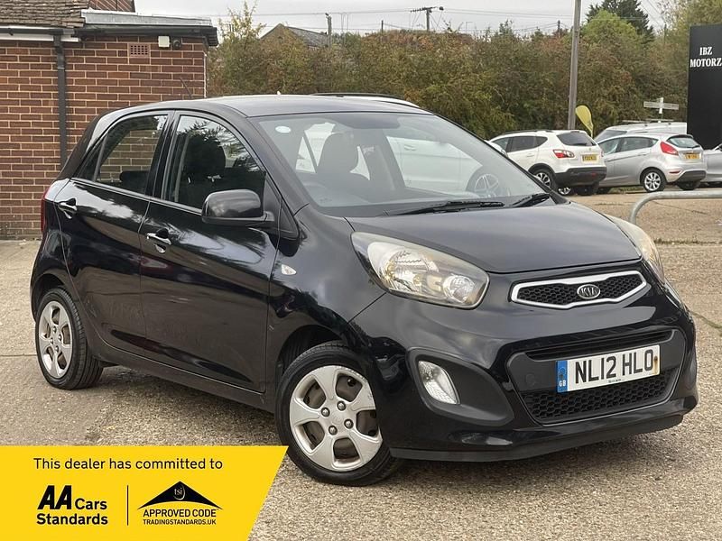 Black Used 2012 Kia Picanto Air Hatchback | £2,449 (Fair price) - Image 1/4