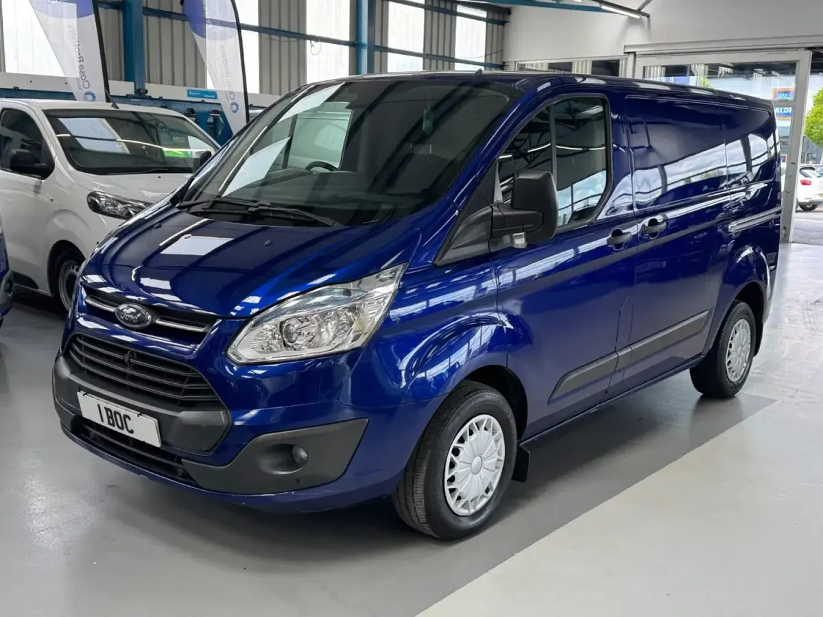 Usado Ford Transit Custom Trend 100 HP (73 kW) 2014 Azul Van