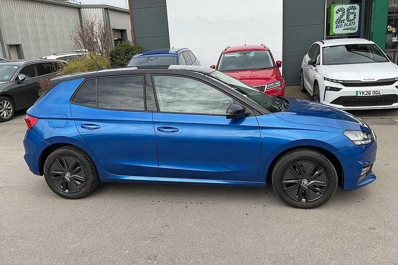 Used Skoda 110 R Colour Edition 81 HP (59 kW) 2022 Race blue metallic black magic pearl effect Hatchback