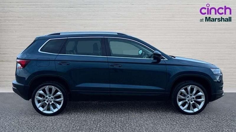 Used Skoda Karoq 150 HP (110 kW) 2018 Blue SUV