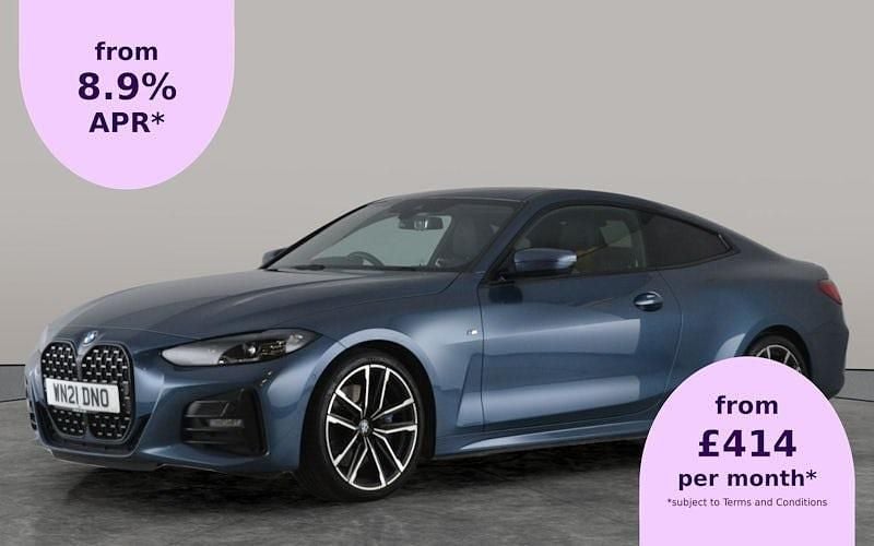 Blue Used 2021 BMW 430 M Sport Coupe | £26,200 (Fair price) - Image 1/3