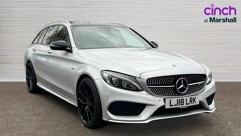 Silver Used 2018 Mercedes C43 AMG Premium Plus Estate | £23,421 (Good price) - Image 1/4
