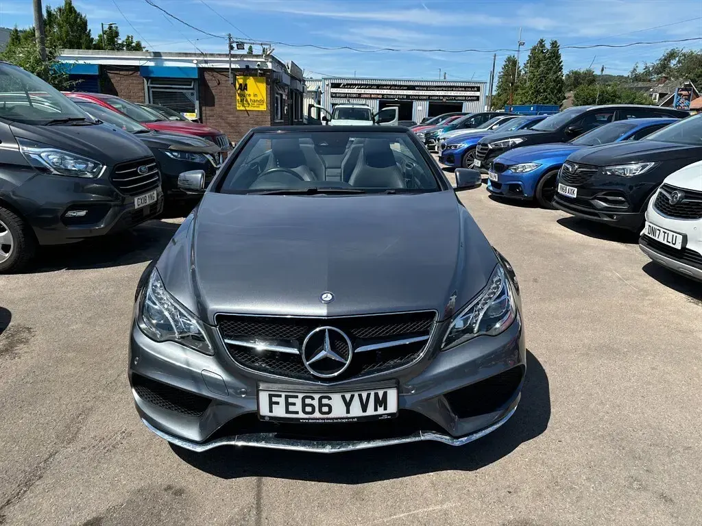 Used Mercedes E220 AMG line 2016 Grey Cabriolet