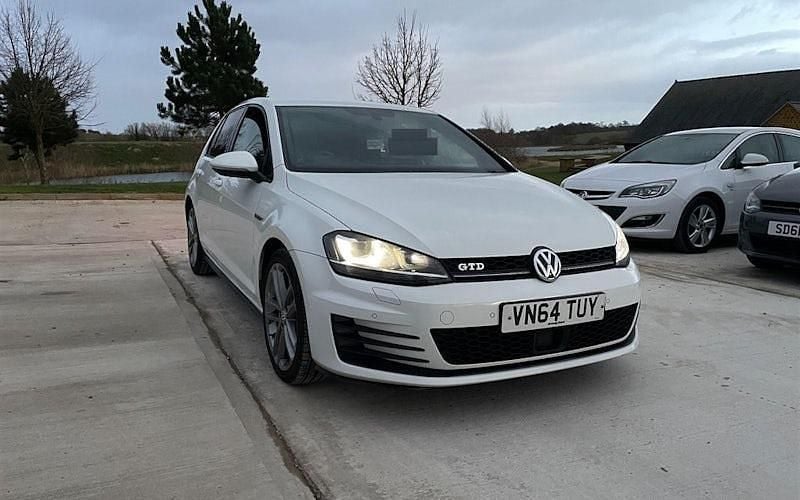 Used VW Golf VII GTD 184 HP (135 kW) 2014 White Hatchback