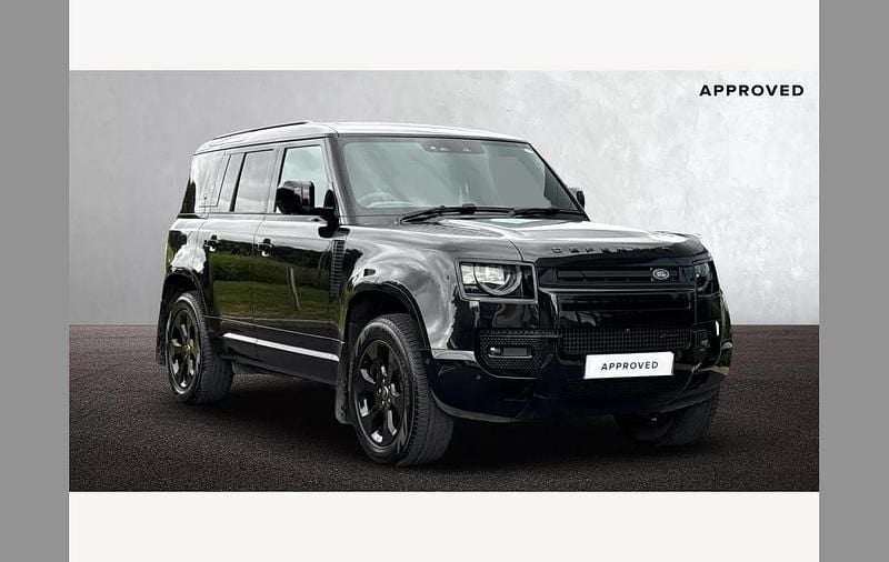 Santorini black Used 2023 Land Rover Defender SE Dynamic SUV | £58,550 (Fair price) - Image 1/4