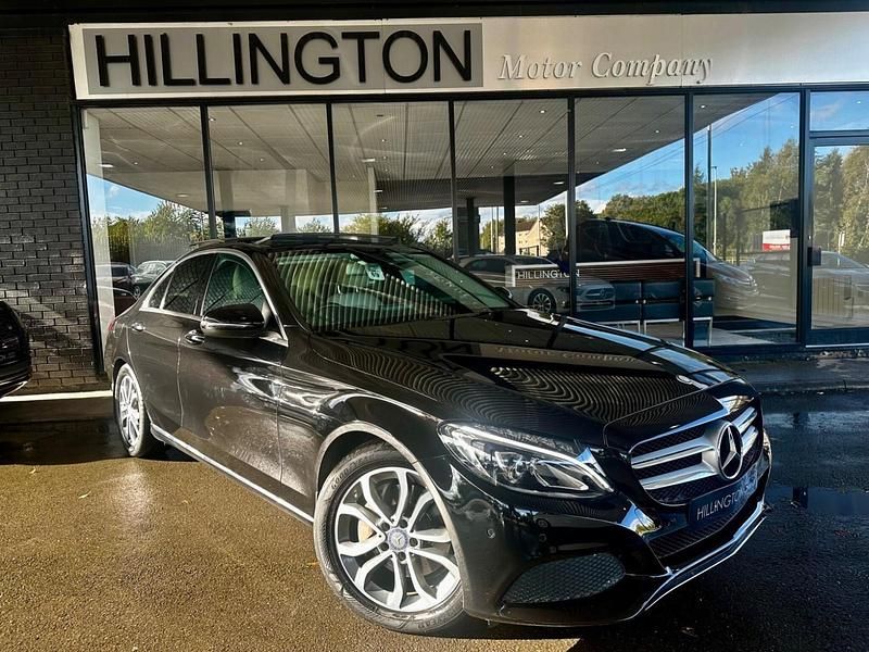Black Used 2015 Mercedes C250 Premium Plus Sedan | £14,695 (Fair price) - Image 1/4