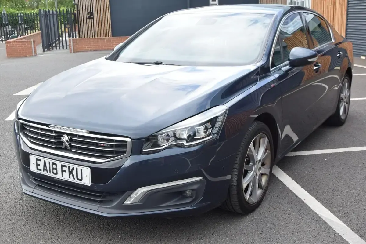 Used Peugeot 508 GT-line 150 HP (110 kW) 2018 Blue Sedan