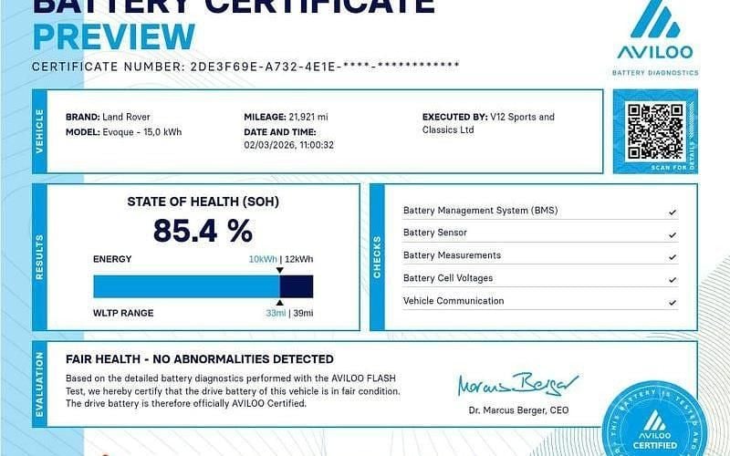Usado Land Rover Range Rover evoque SE Dynamic 309 CV (227 kW) 2022 Blanco SUV