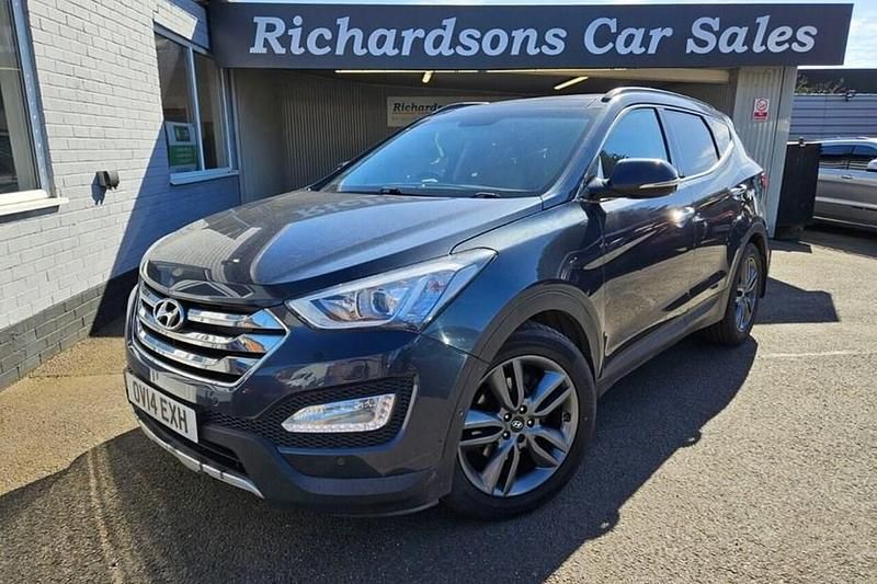 Used Hyundai Santa Fe Premium SE 194 HP (142 kW) 2014 Blue SUV