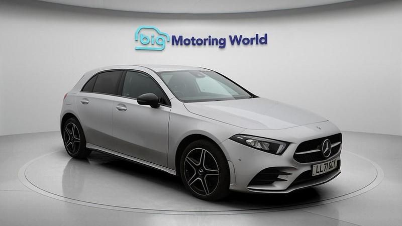 Used Mercedes A250 AMG line 2022 Silver Hatchback