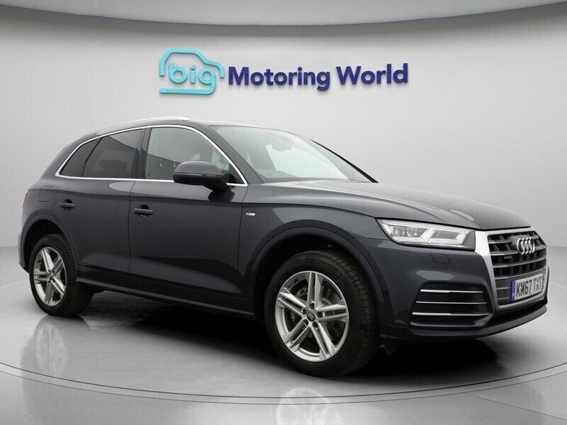 Grey Used 2017 Audi Q5 S-Line SUV | £17,700 (Fair price) - Image 1/4