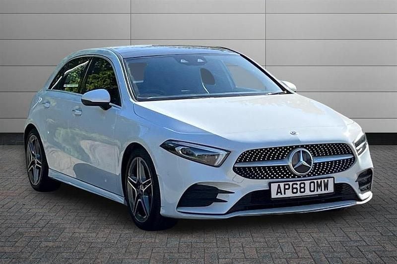 Digital white Used 2018 Mercedes A250 AMG Line Premium Plus Hatchback | £20,290 (Fair price) - Image 1/4