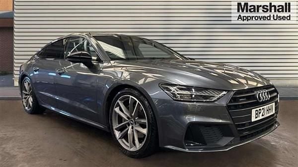 Grey Used 2021 Audi A7 Black Edition Hatchback | £32,006 (Fair price) - Image 1/4