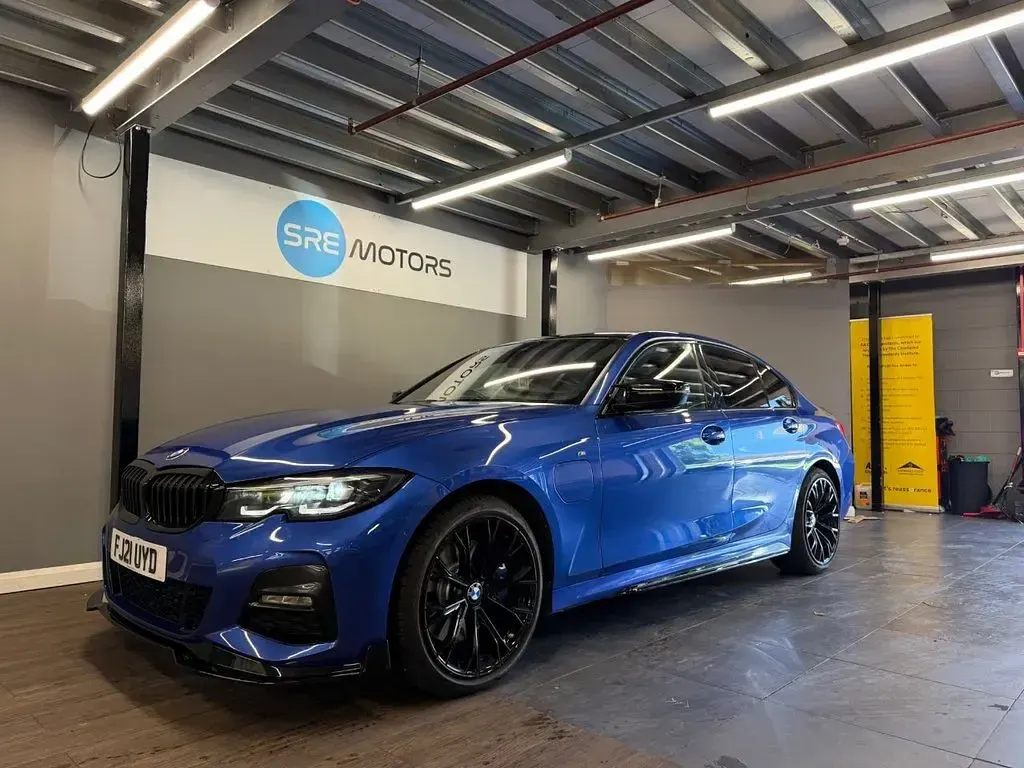 Used BMW 330 M Sport 292 HP (214 kW) 2021 Blue Sedan