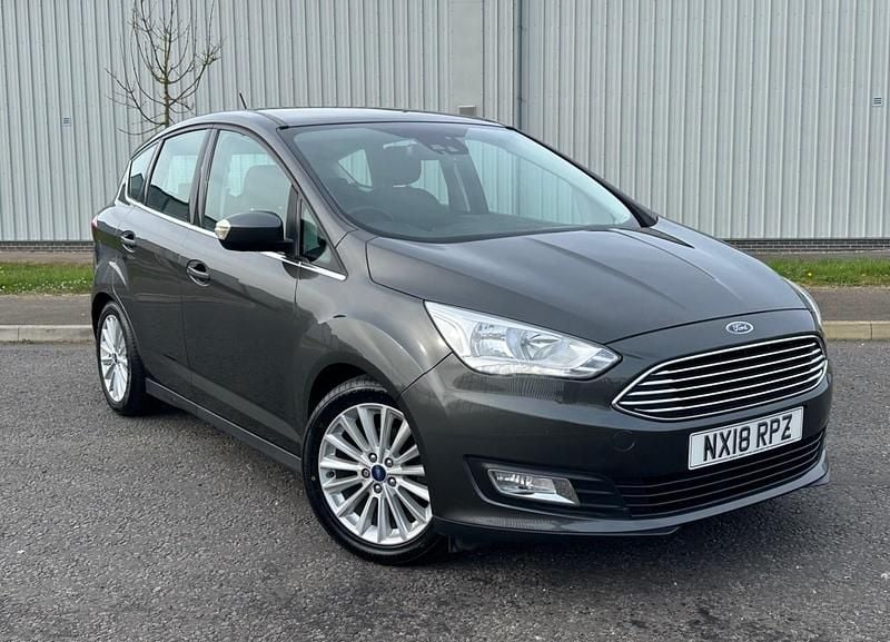 Grey Used 2018 Ford C-MAX Titanium MPV | £9,995 (Expensive) - Image 1/4