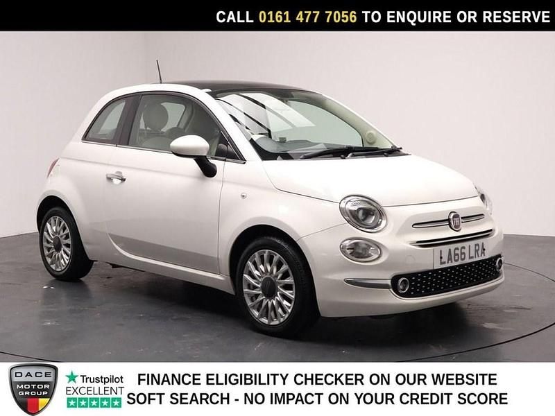 Used Fiat 500 Lounge 69 HP (50 kW) 2016 White Hatchback