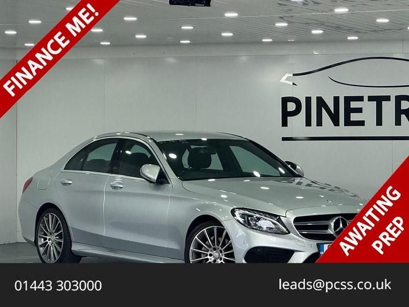 Silver Used 2017 Mercedes C200 AMG line Sedan | £12,699 (A bit pricey) - Image 1/3
